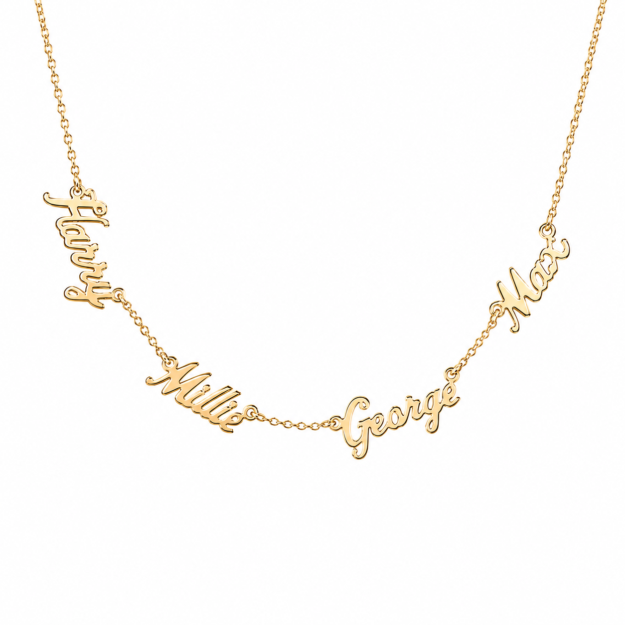 Eva Victoria Personalised Family Name Necklace for ladies in ireland